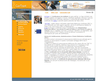 Tablet Screenshot of cert.tnet.it